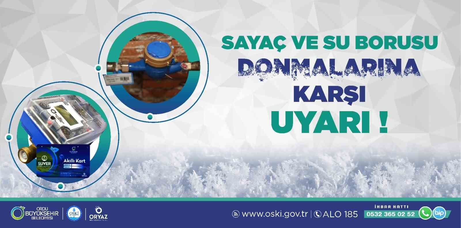 OSKİ’DEN SU SAYACI UYARISI